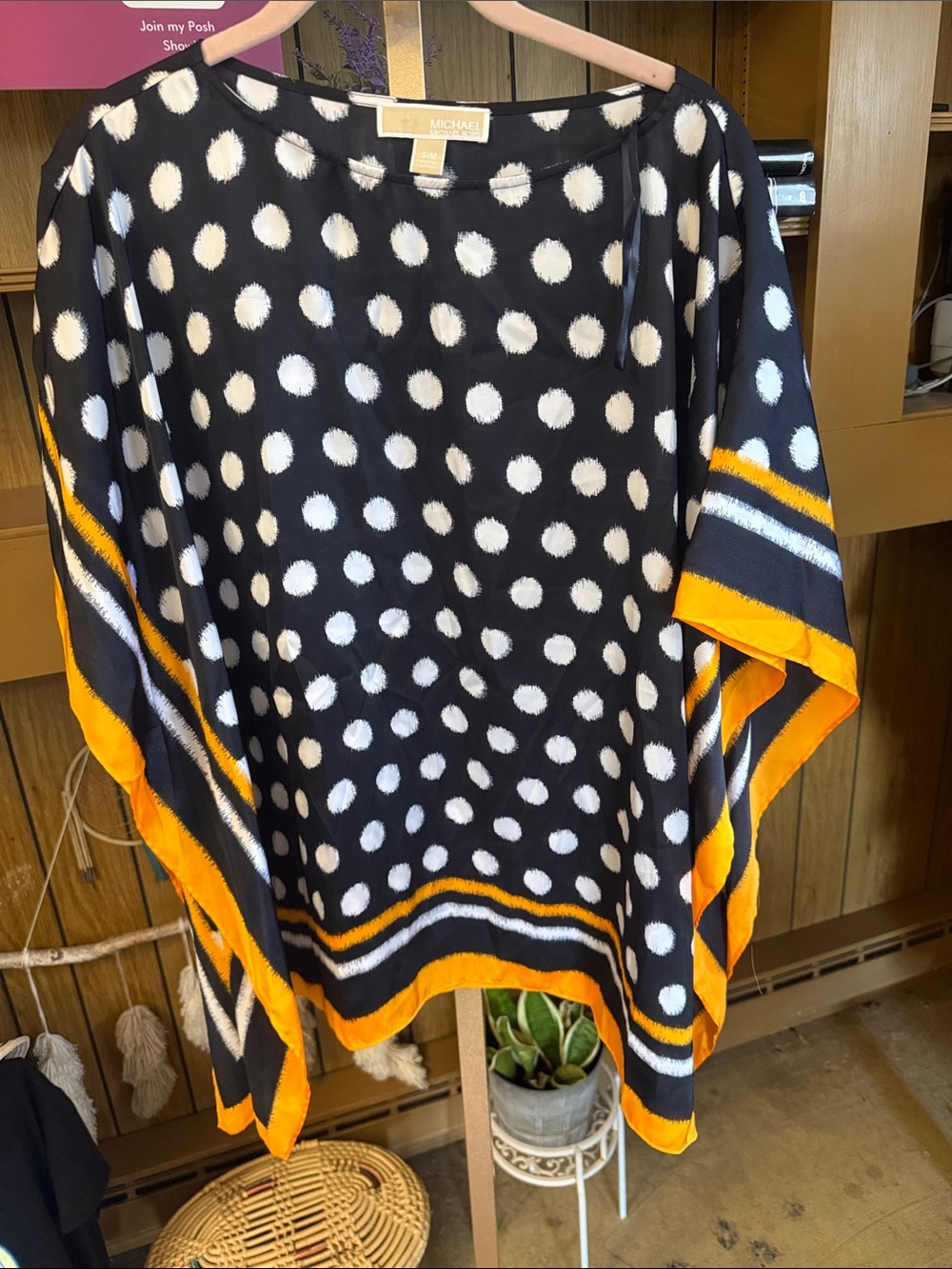 MICHAEL Michael Kors Polka Dot Kimono